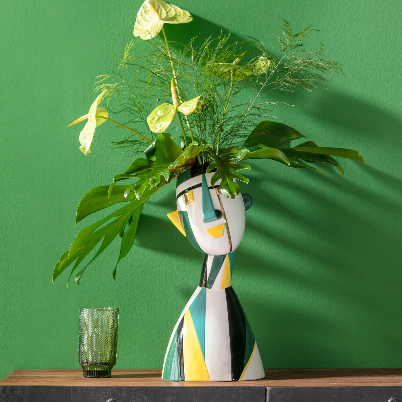 Ваза декоративная Happy Face «Счастливое лицо» 43 см от KARE Design