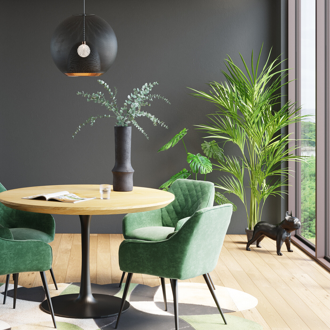Растение декоративное Palm Tree 190 см от KARE Design