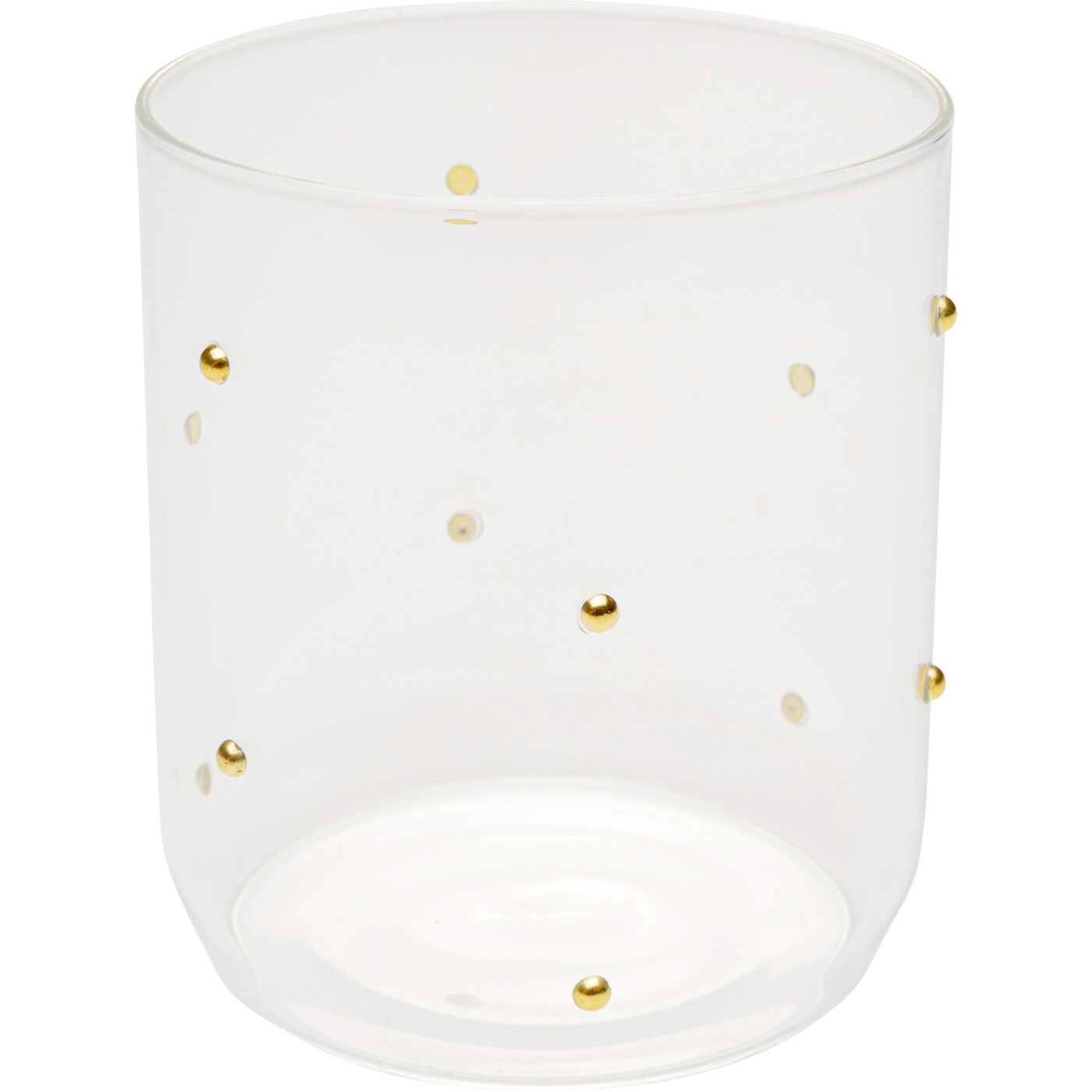 Стакан Glam Dots «Гламурные точки» 9 см, Золотой от KARE Design