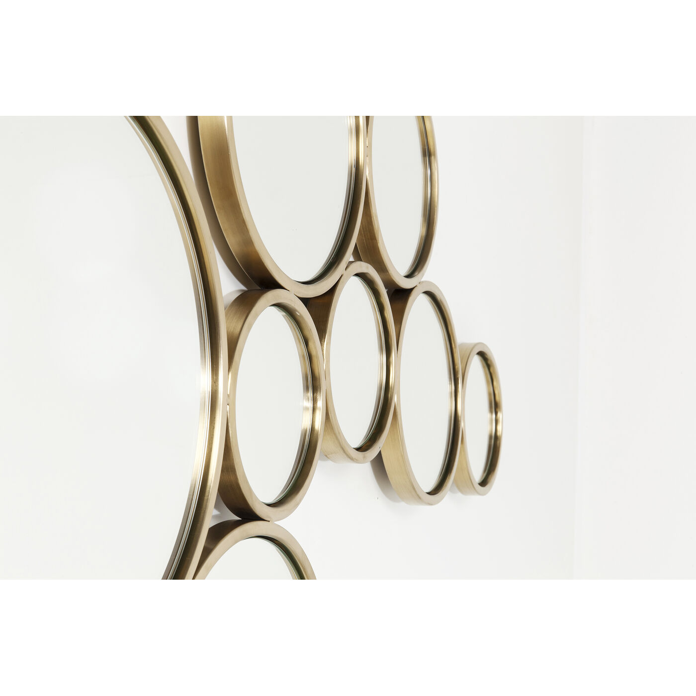 Зеркало Bubbles Brass 93x138 см от KARE Design