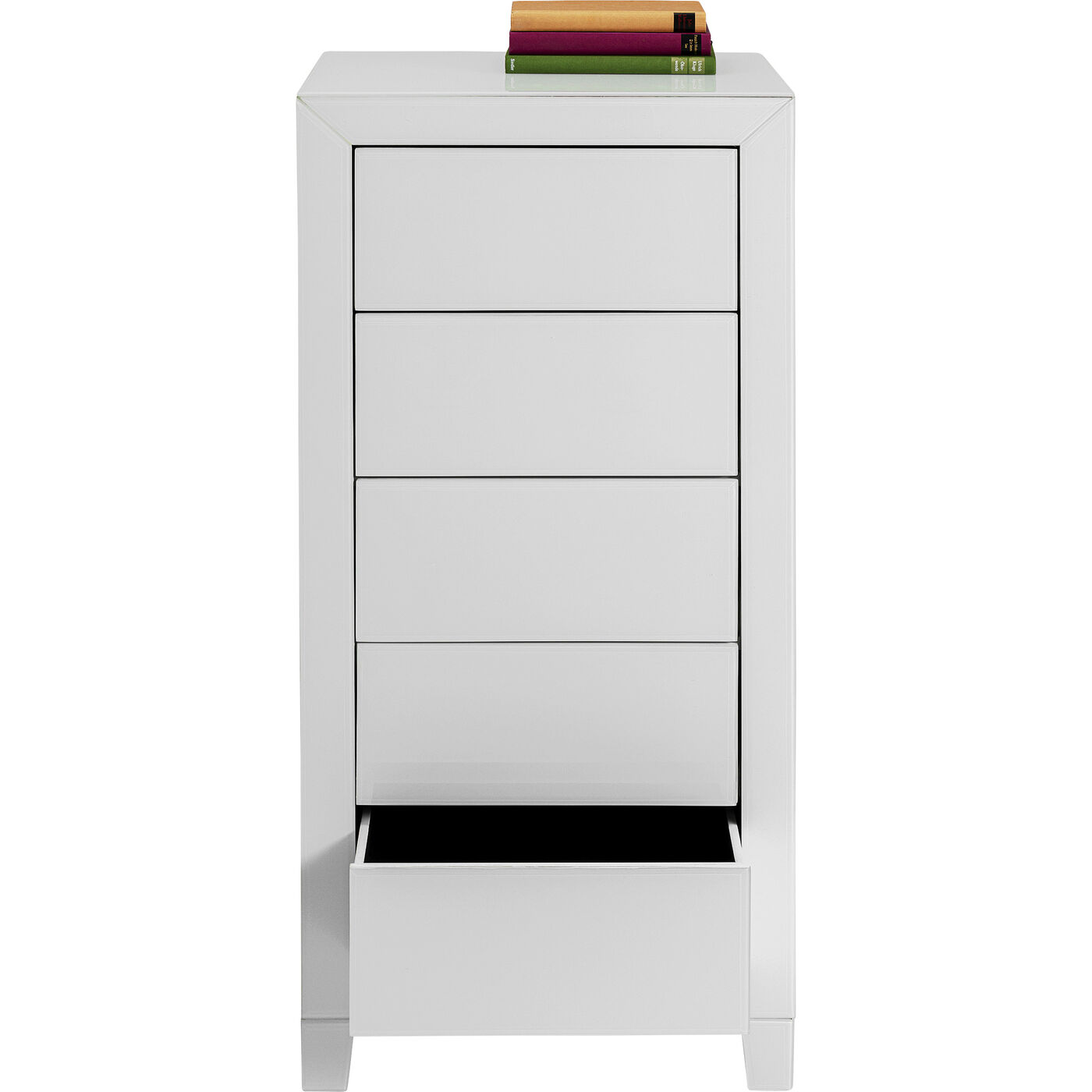 Комод высокий с 5 ящиками Luxury Push White от KARE Design