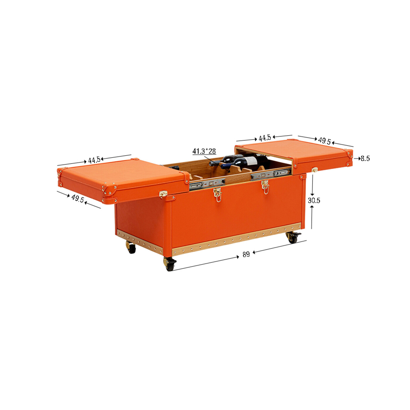 Стол кофейный Bar Monaco Orange 89x50cm от KARE Design