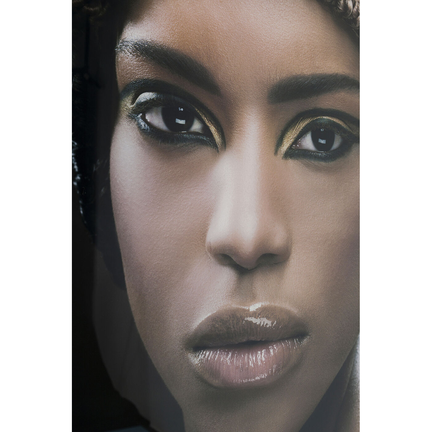 Картина стеклянная Royal Headdress Face 100x150 см от KARE Design