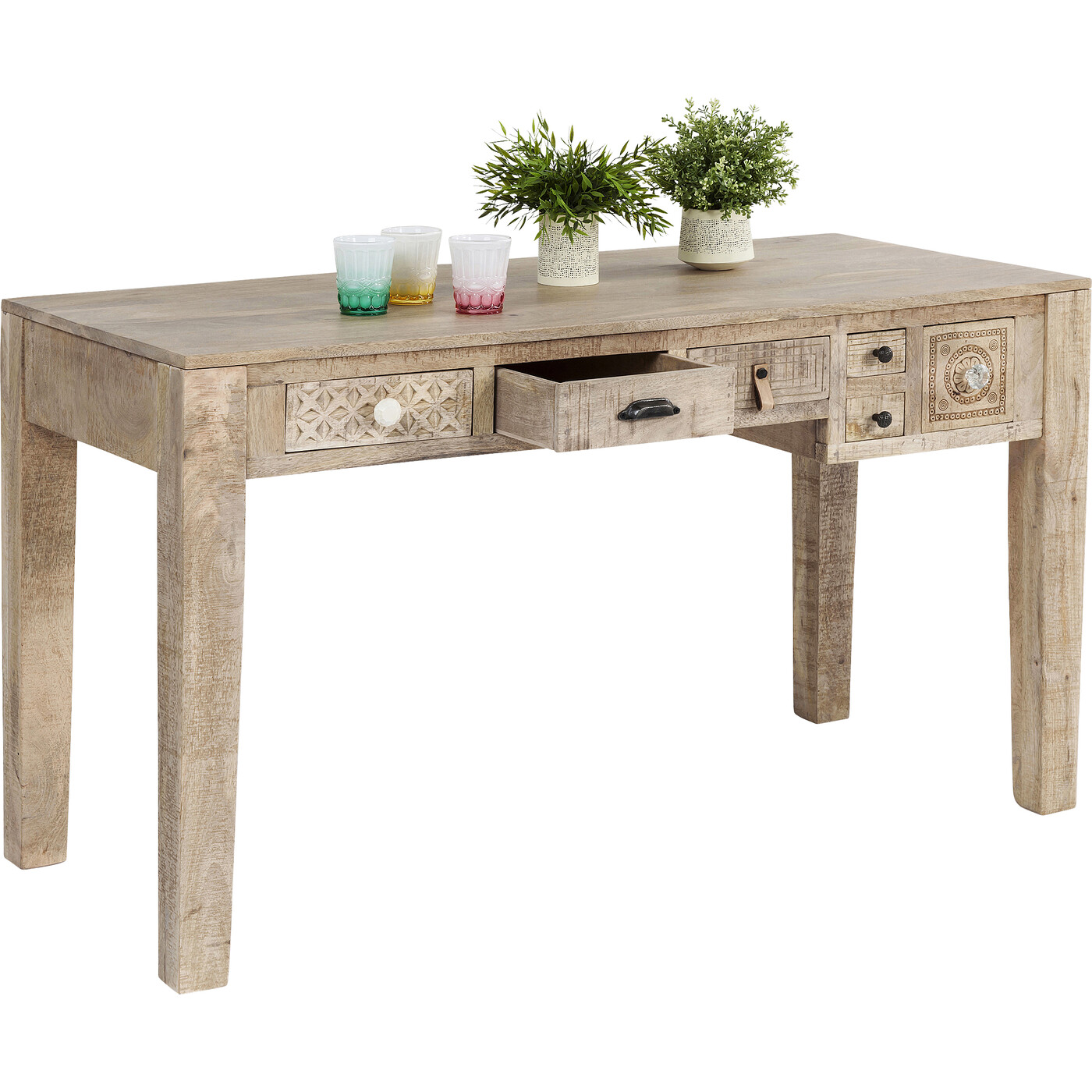 Стол письменный Puro 6 ящиков 135x60 см от KARE Design