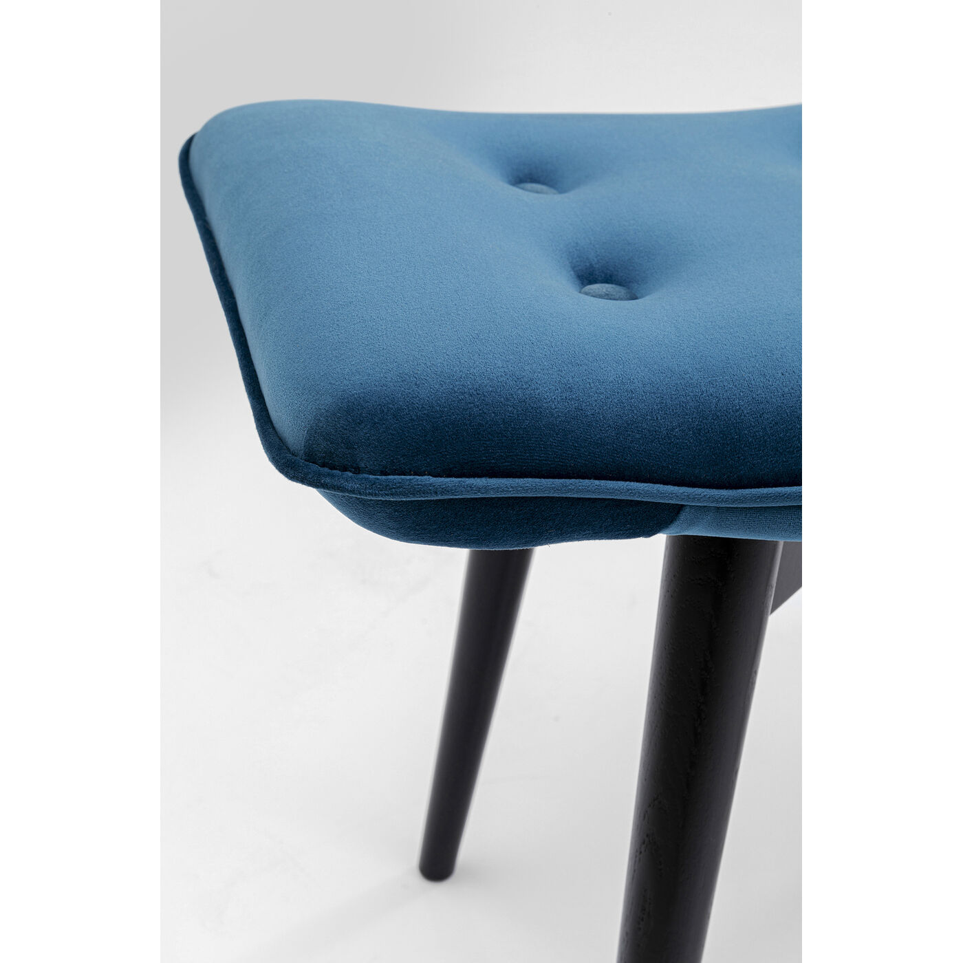 Пуф Black Vicky Velvet Bluegreen 46x59 см от KARE Design
