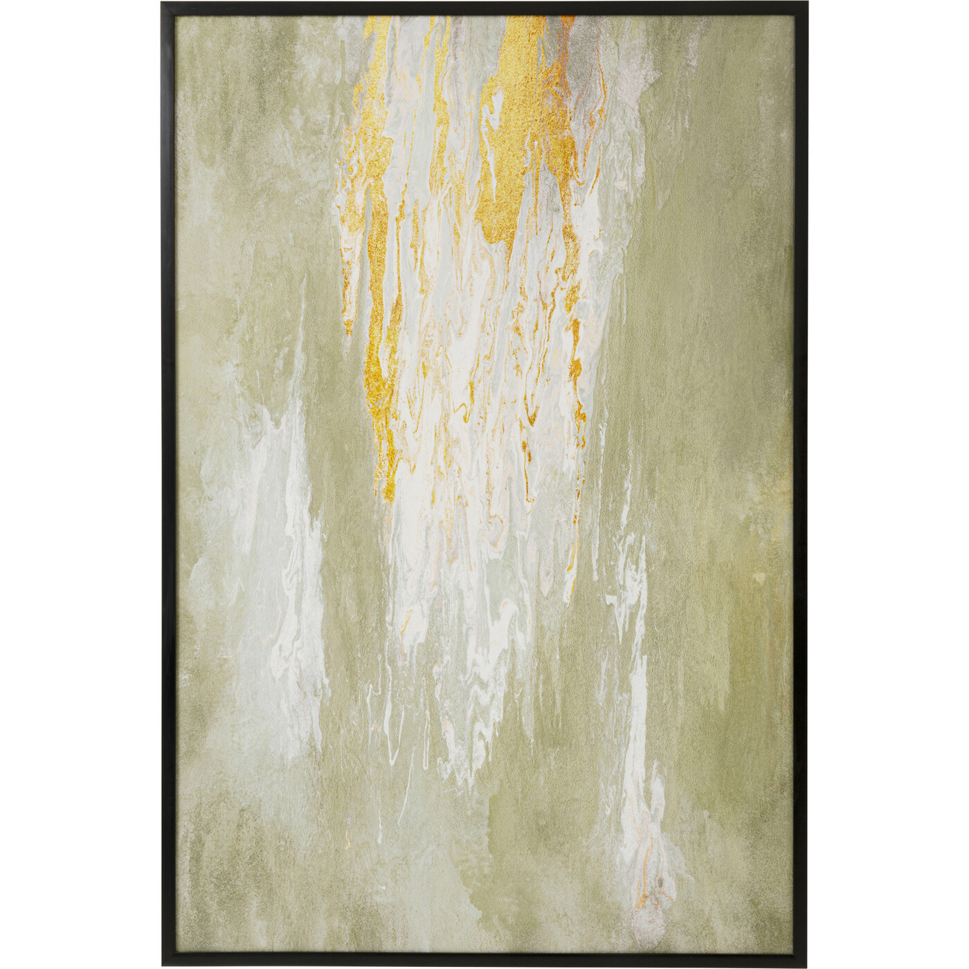 Картина в раме Artistas Green «Абстракция» 80x120 см, Зелёный от KARE Design