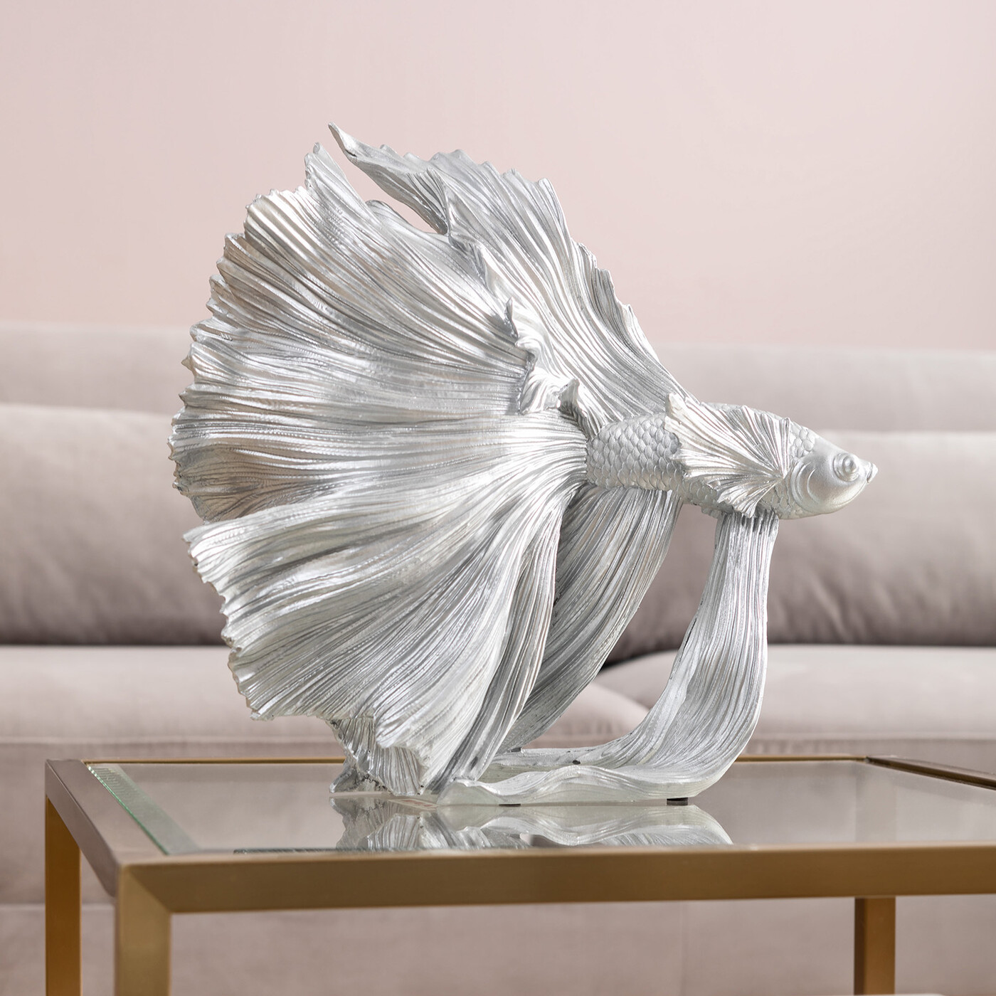 Фигура декоративная Betta Fish Silver Small от KARE Design