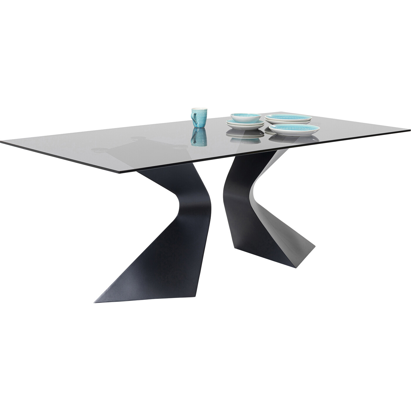 Стол Gloria Black 200x100 см от KARE Design