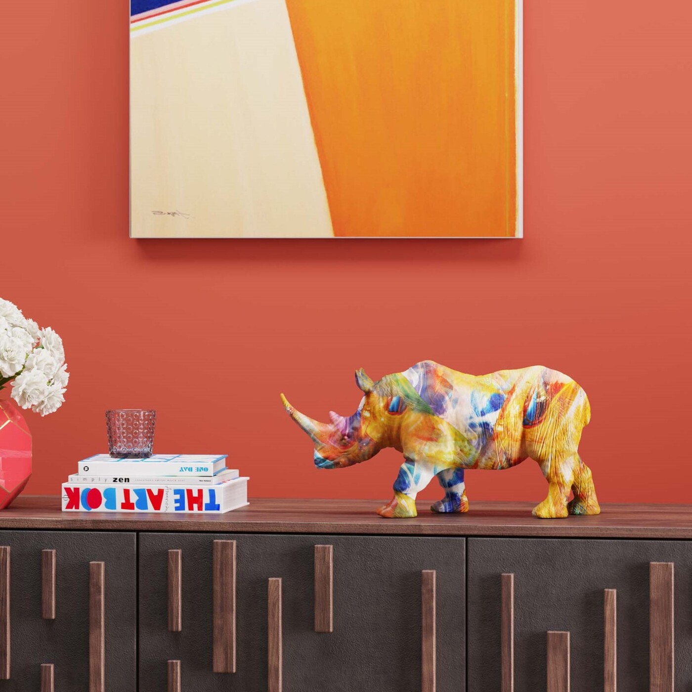 Фигура декоративная Colored Rhino от KARE Design