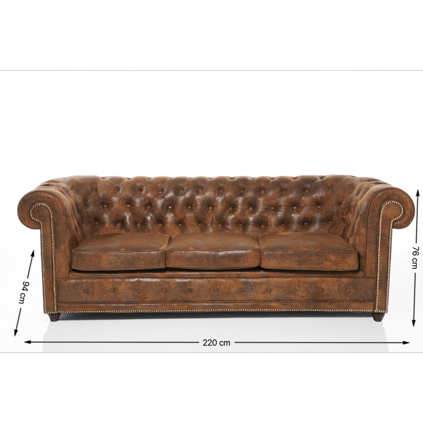 Диван трехместный Oxford Vintage Smart от KARE Design