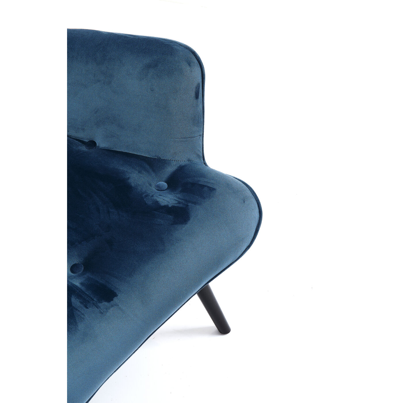 Кресло Black Vicky Velvet Bluegreen от KARE Design
