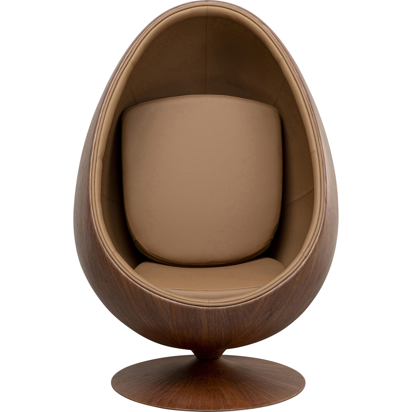 Кресло вращающееся Eye Ball Walnut от KARE Design