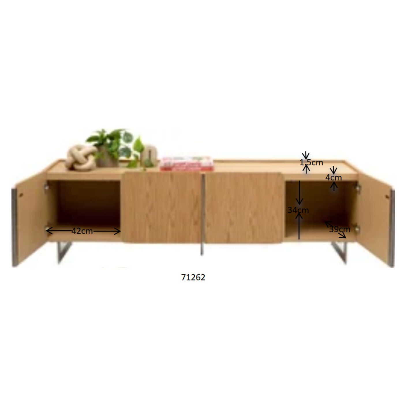 Комод Giulio 180x55cm от KARE Design