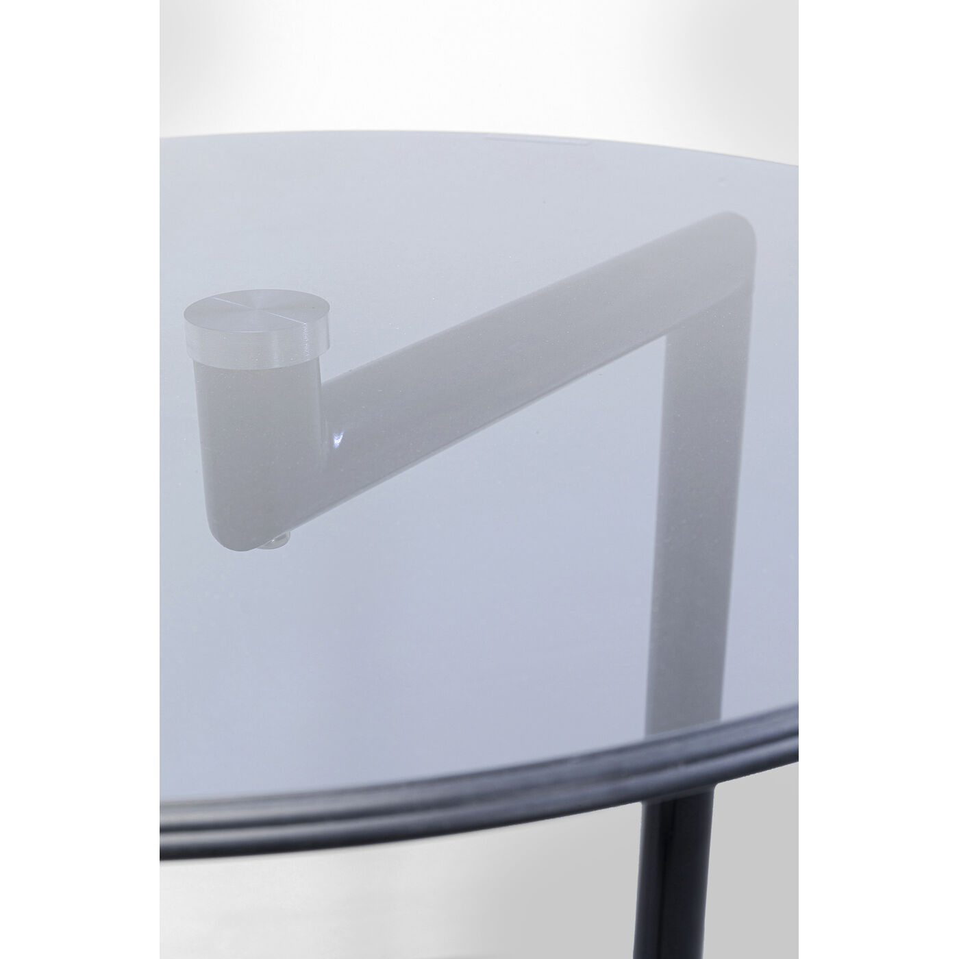 Стол приставной Easy Living Black Ø46 см от KARE Design