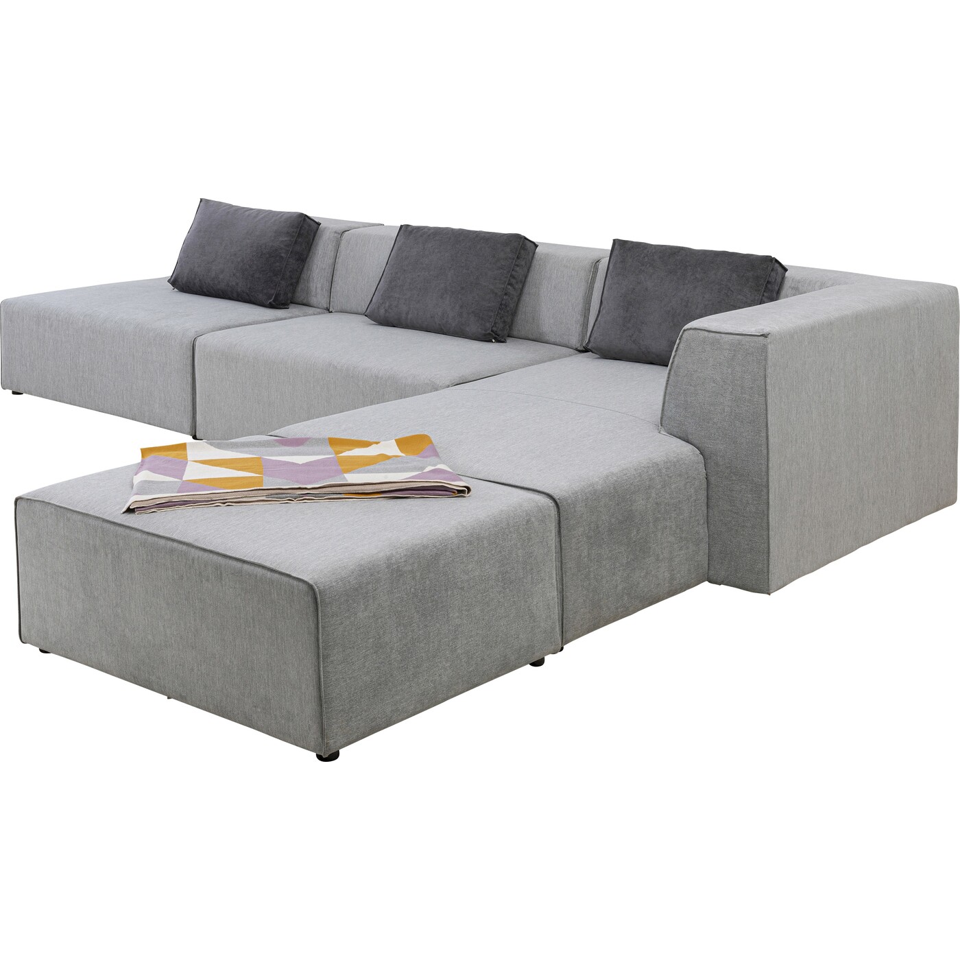 Угловой диван Infinity Atlanta Grey 357 см от KARE Design