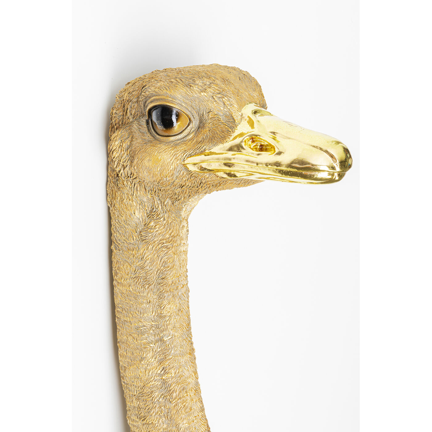Украшение настенное Ostrich «Страус», Золотой от KARE Design