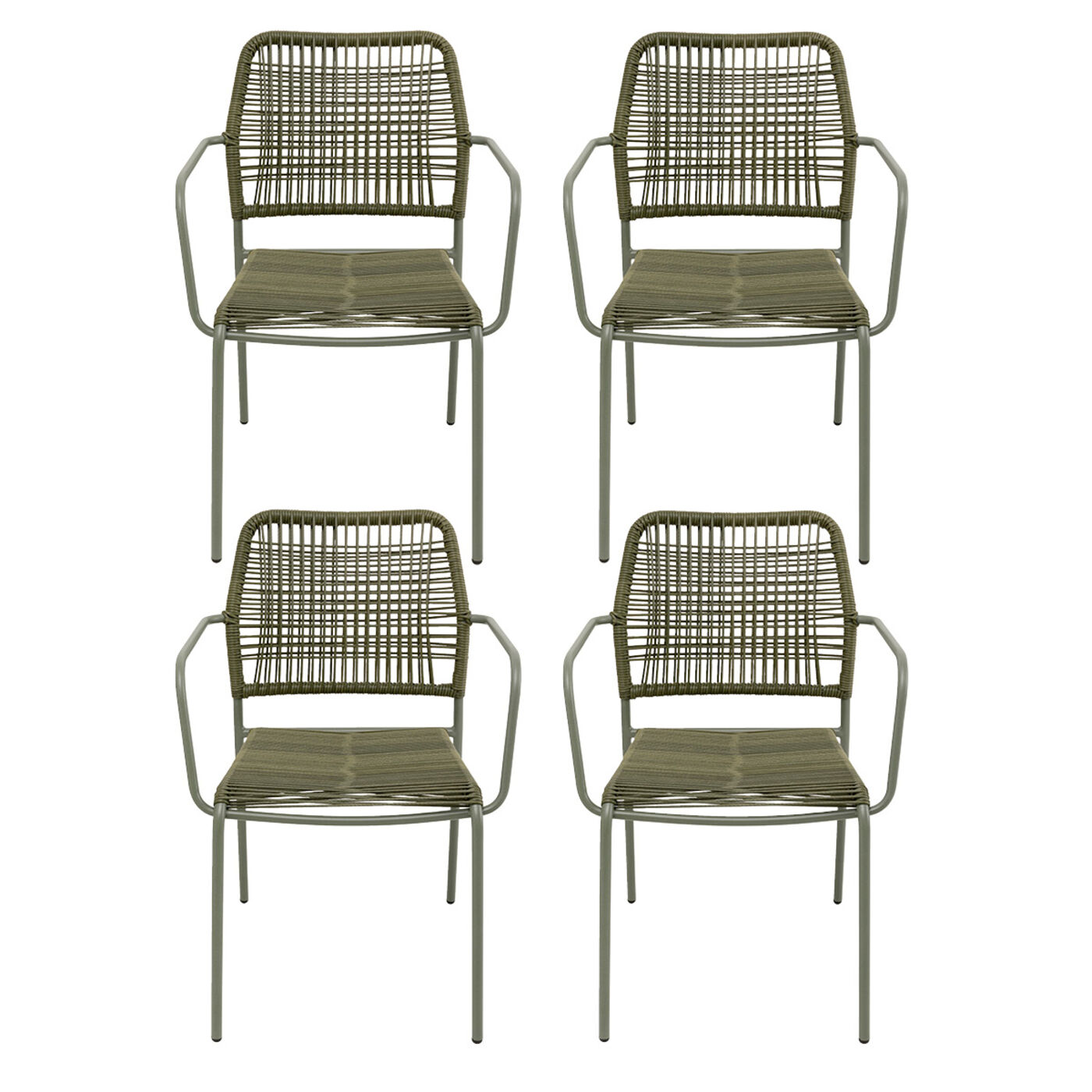 Стулья уличные Madagascar Green 4/Set от KARE Design