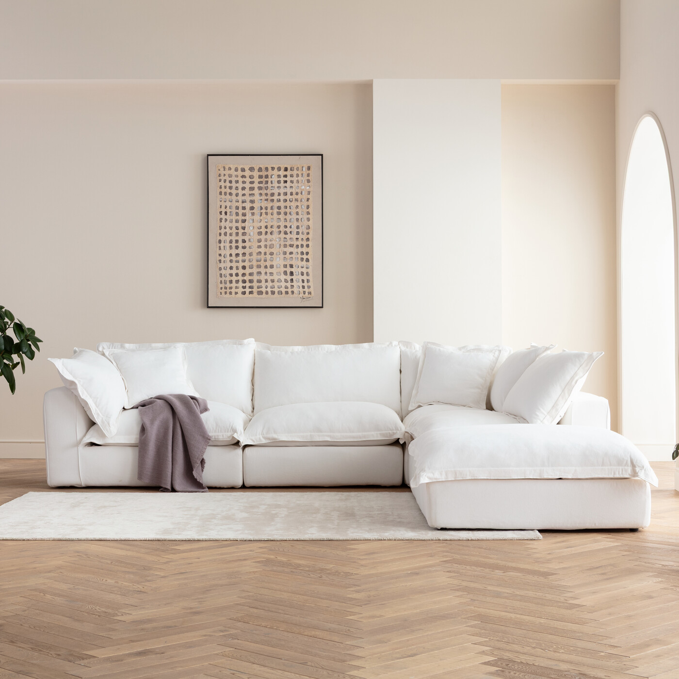 Диван угловой Madeira 351x321cm от KARE Design