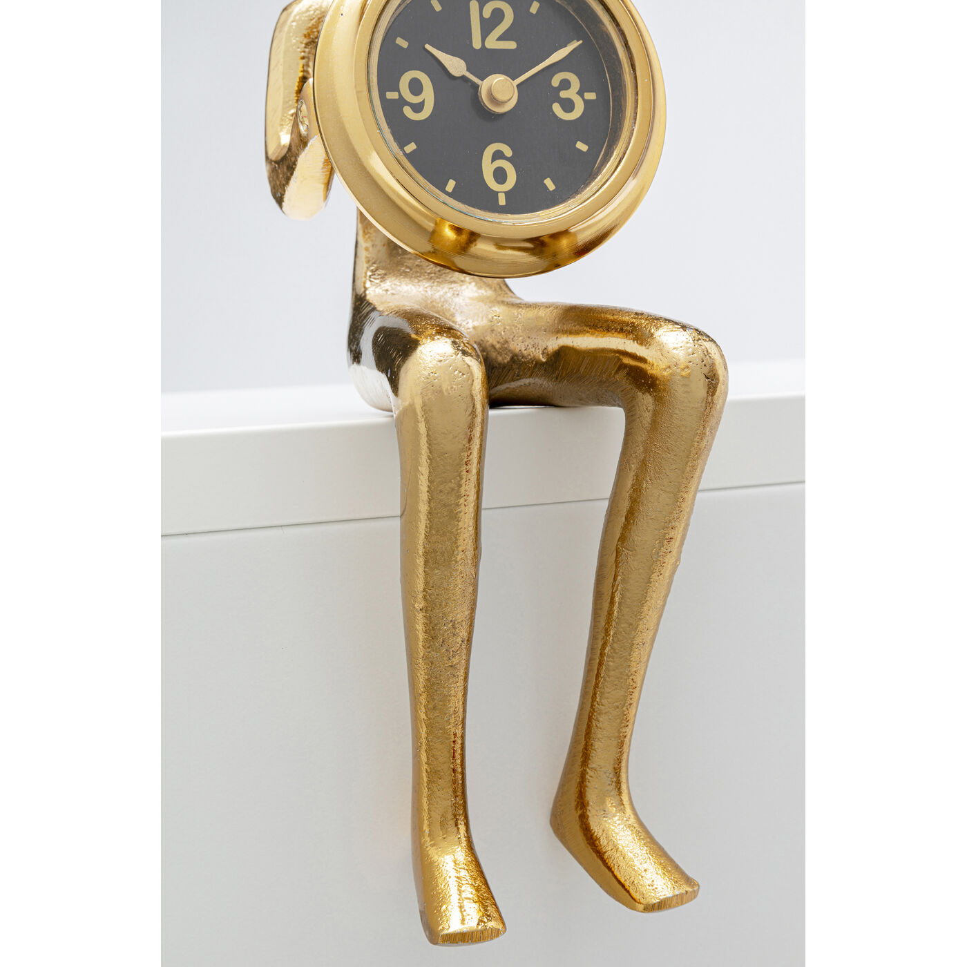 Часы настольные Sitting Man Gold 8x27 см от KARE Design