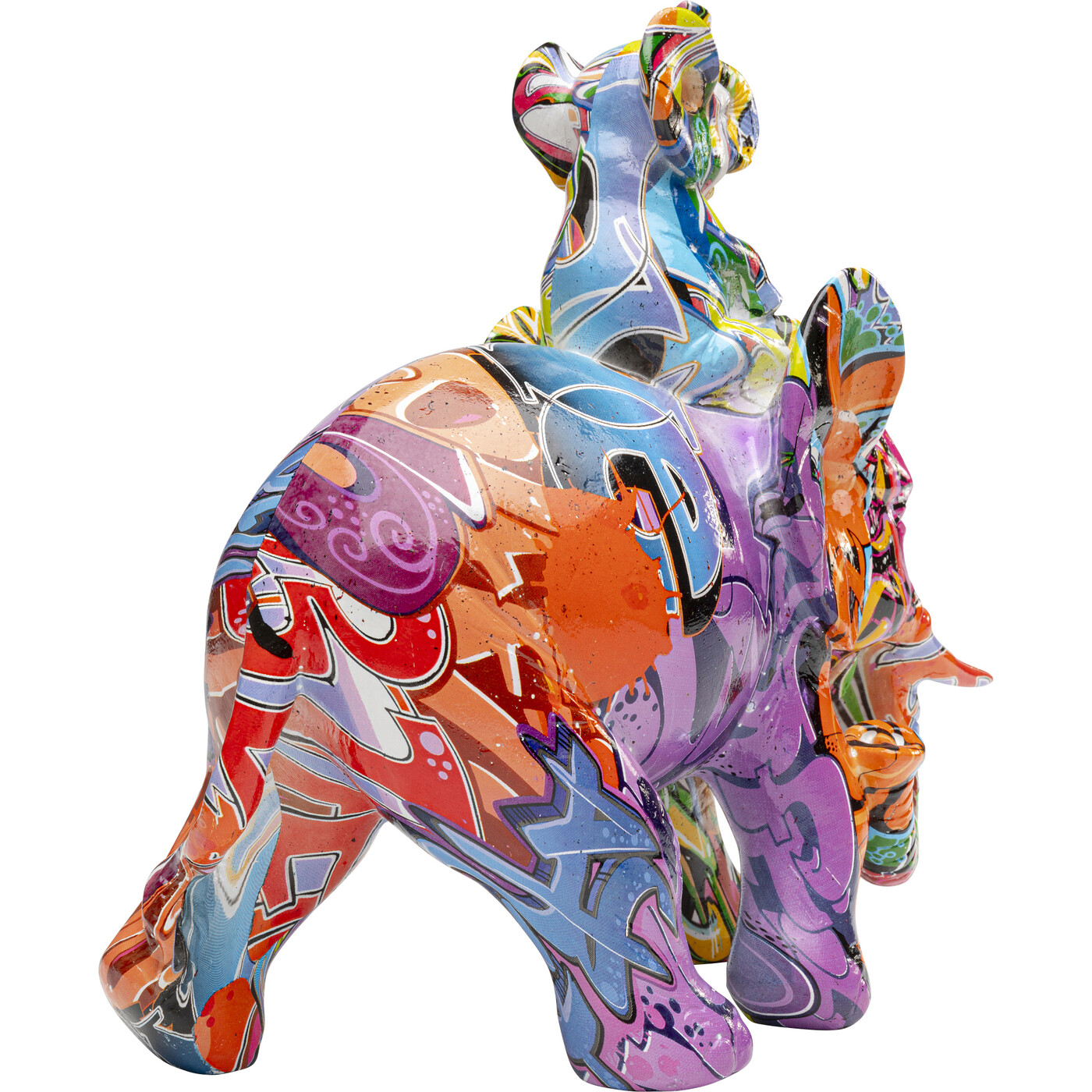 Фигура декоративная Elephant Dumbo Uno Graffiti «Слонёнок Дамбо-граффити» от KARE Design