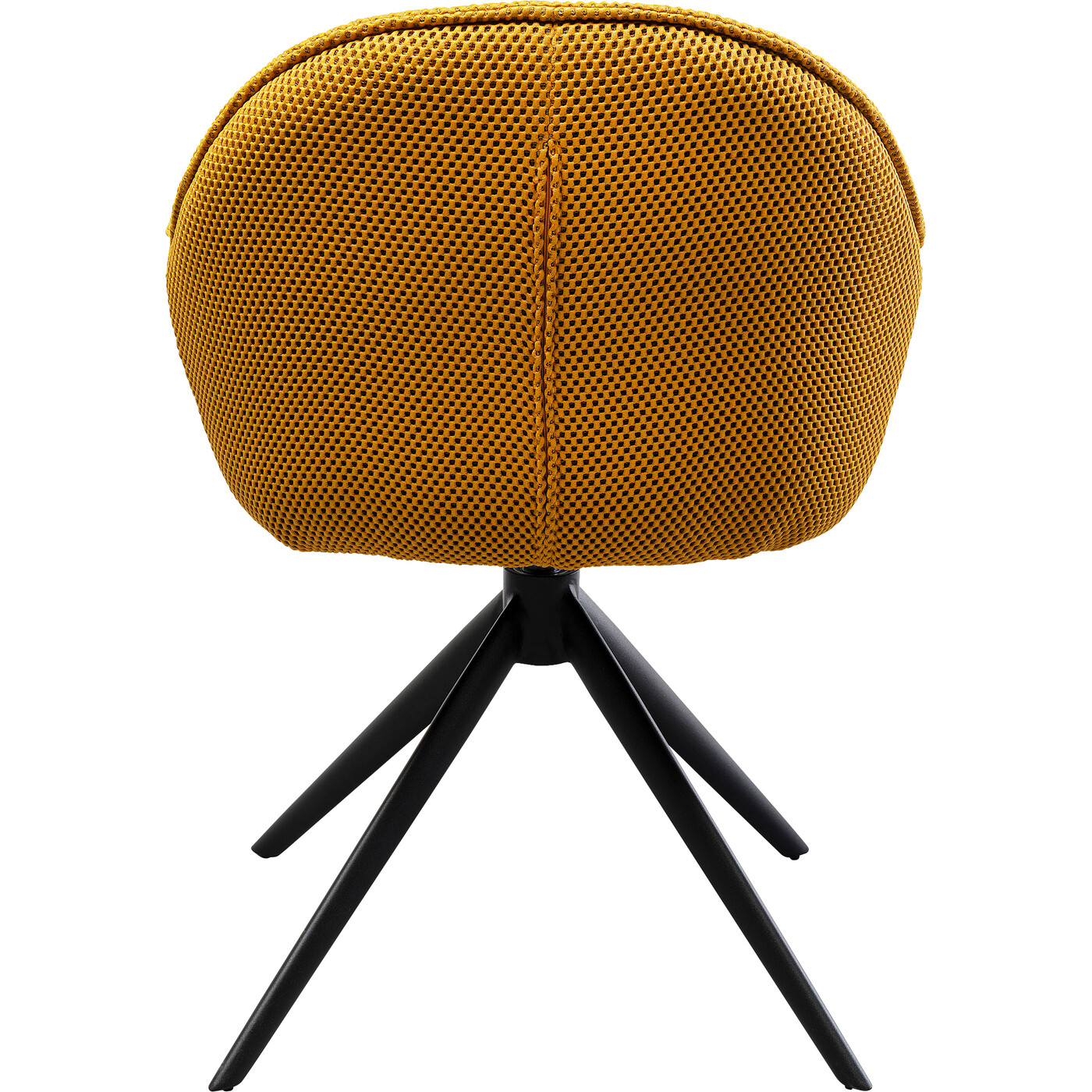 Стул вращающийся Carlito Mesh Yellow от KARE Design