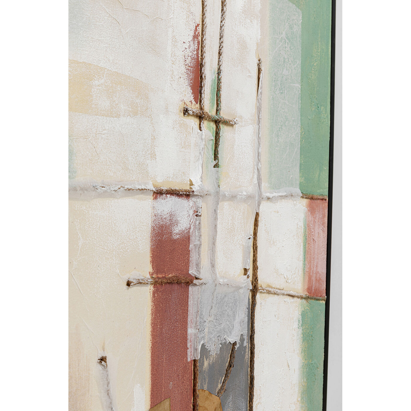 Картина в раме Dust Green «Абстракция» 120x120 см, Зелёный от KARE Design