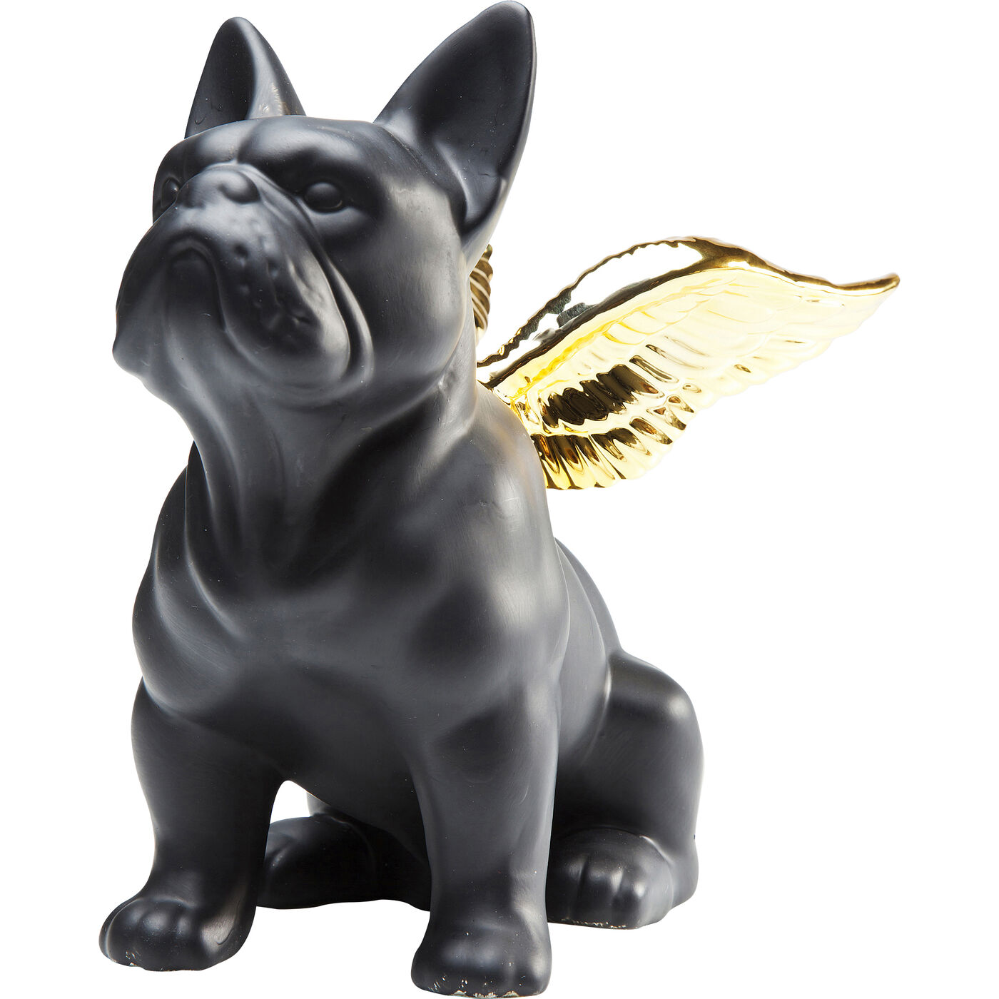 Фигура декоративная Sitting Angel Dog Gold-Black от KARE Design