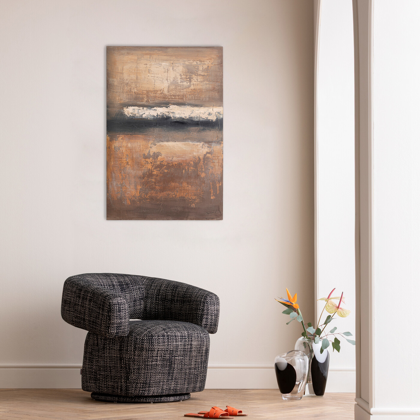 Картина на холсте Dusty Horizon «Горизонт» 50x80 см от KARE Design