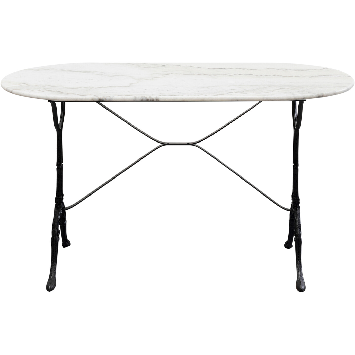 Стол для бистро Kaffeehaus Oval White 120x60 см от KARE Design