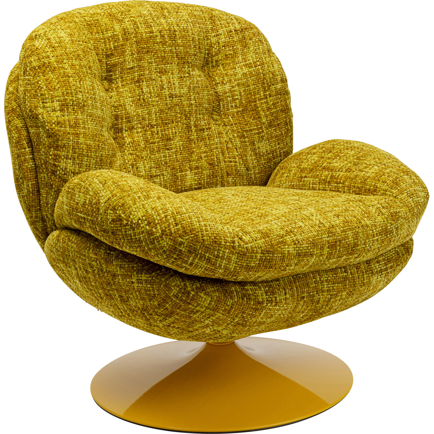 Кресло вращающееся Cosy Yellow от KARE Design