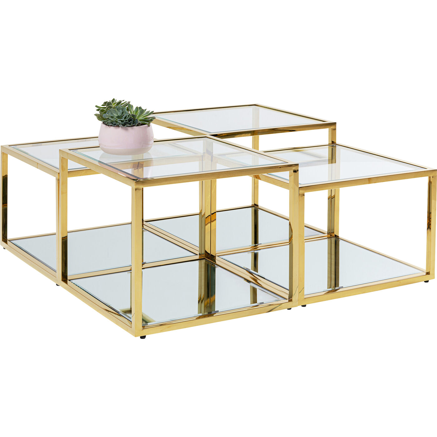 Стол кофейный Orion Gold (4 предмета) от KARE Design