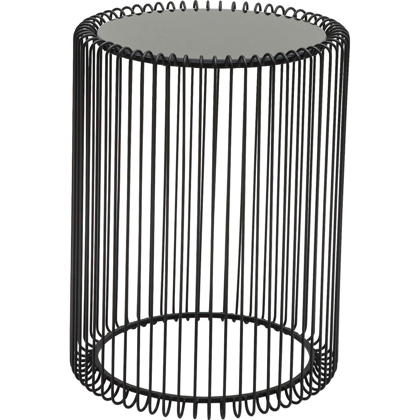 Стол приставной Wire Black Ø44 см (2 шт) от KARE Design