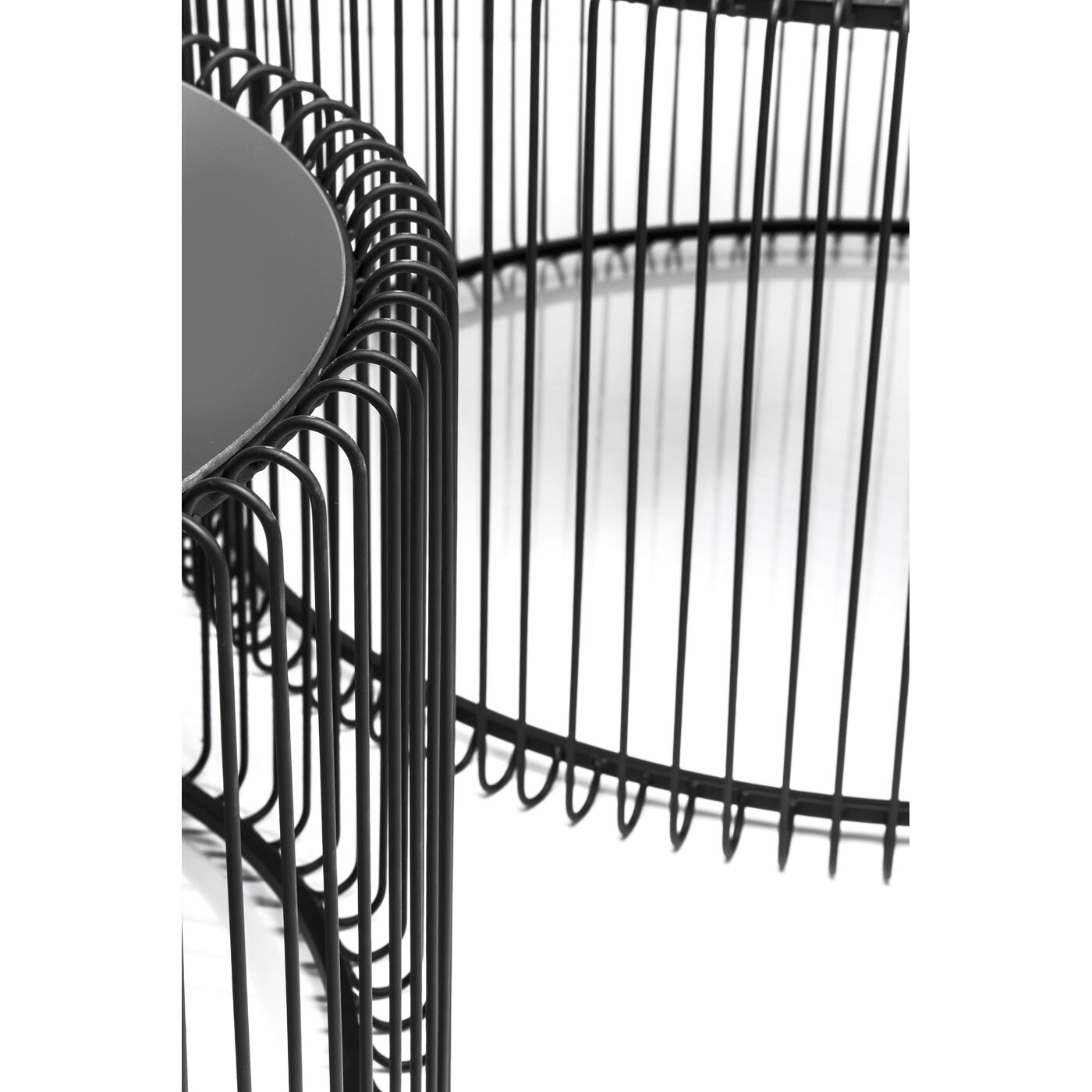 Стол кофейный Wire Black (2 шт) от KARE Design