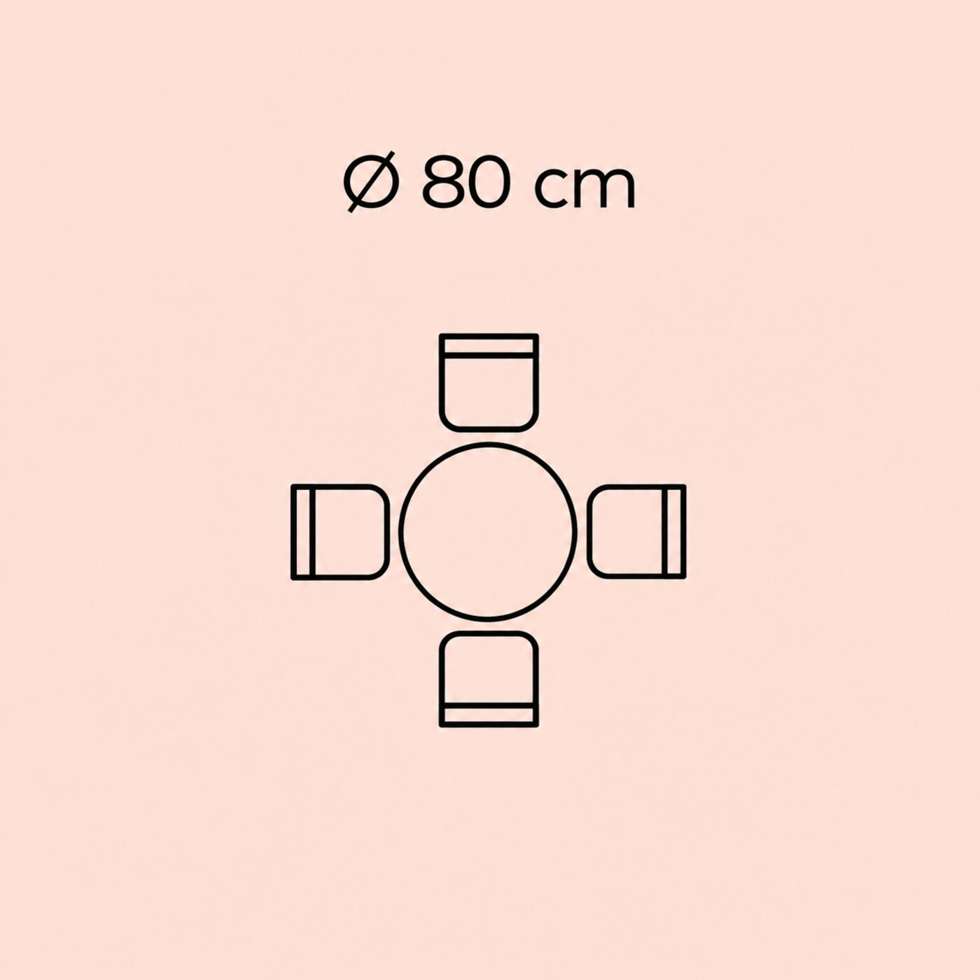 Стол Schickeria Marbleprint White Black Ø80 см от KARE Design
