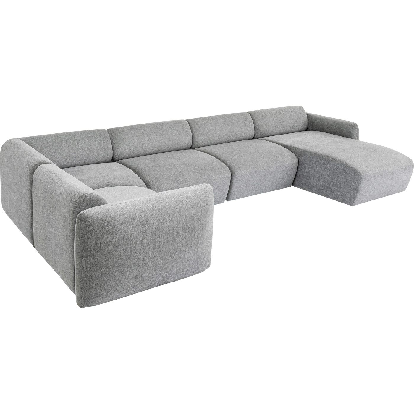 Диван модульный правосторонний 1 Lucca Grey Right 328 см от KARE Design