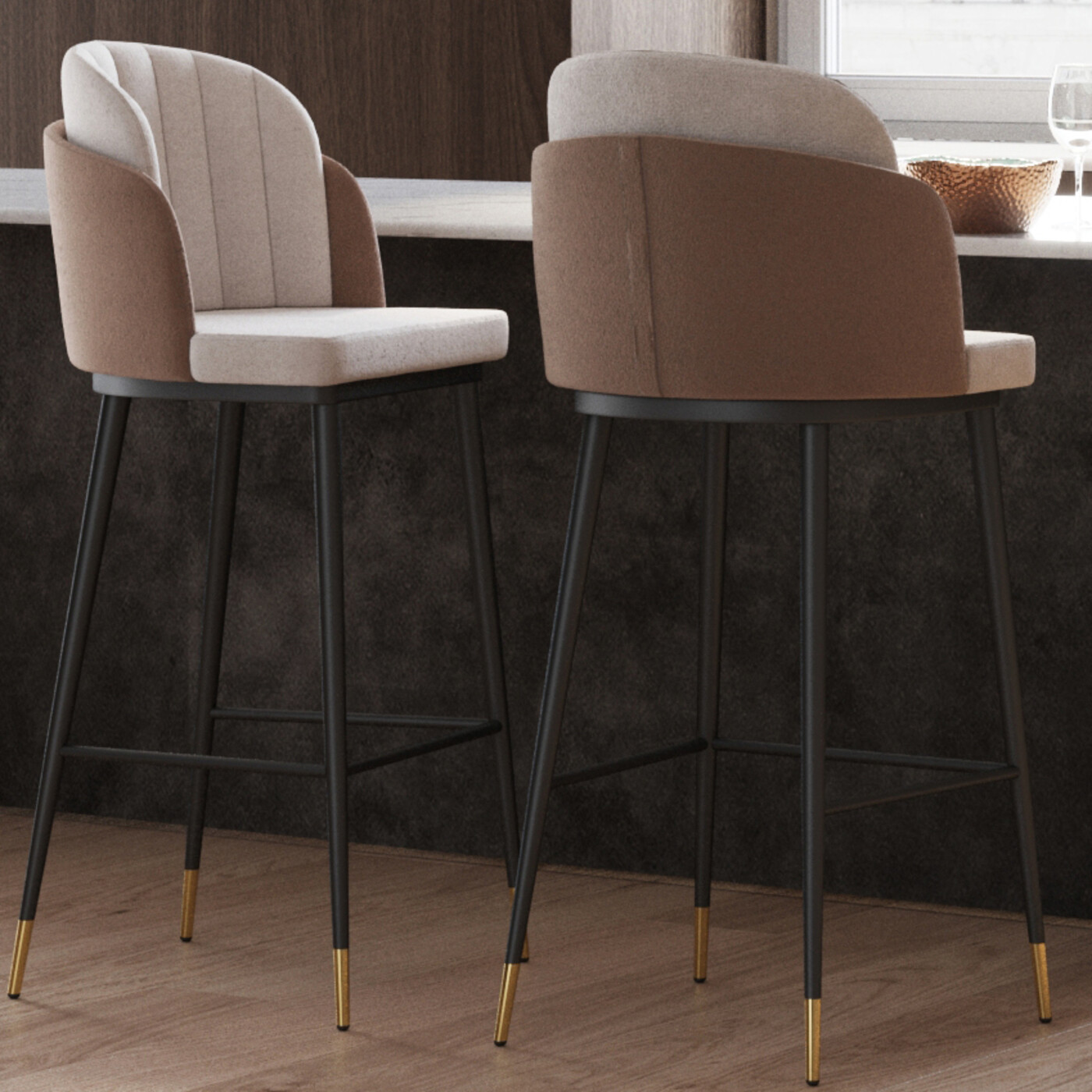 Барный стул Hojas Beige от KARE Design