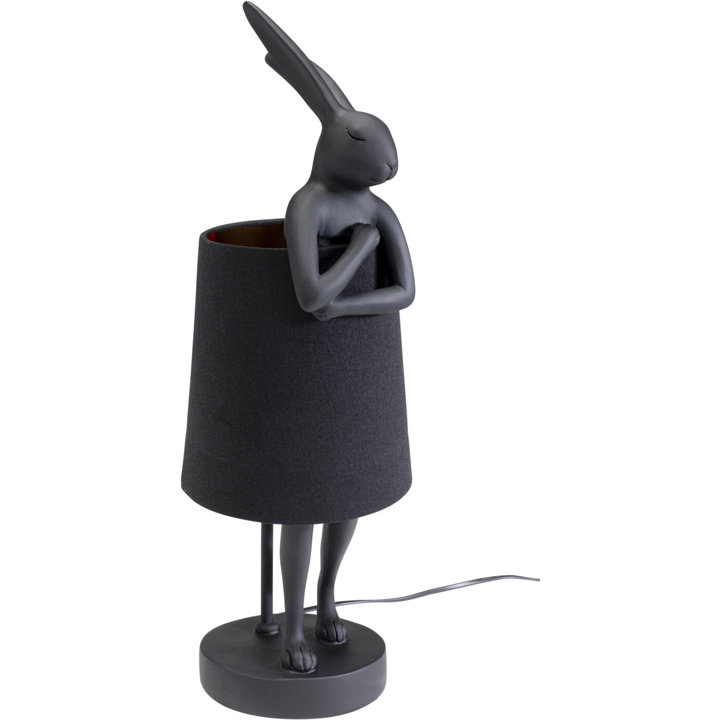 Светильник настольный Animal Rabbit Matt Black 50 см от KARE Design