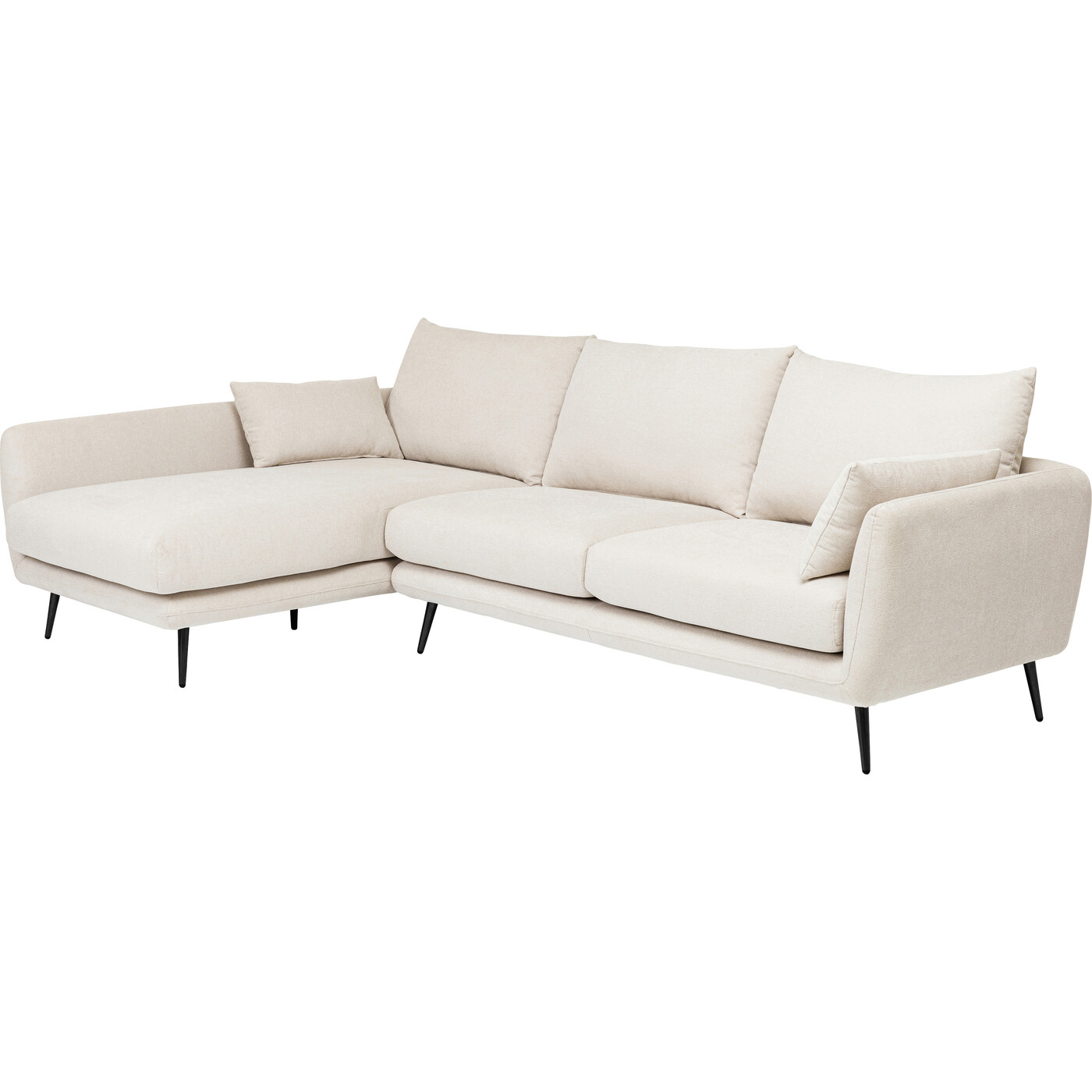 Диван угловой левосторонний Amalfi Left Creme 275 см от KARE Design