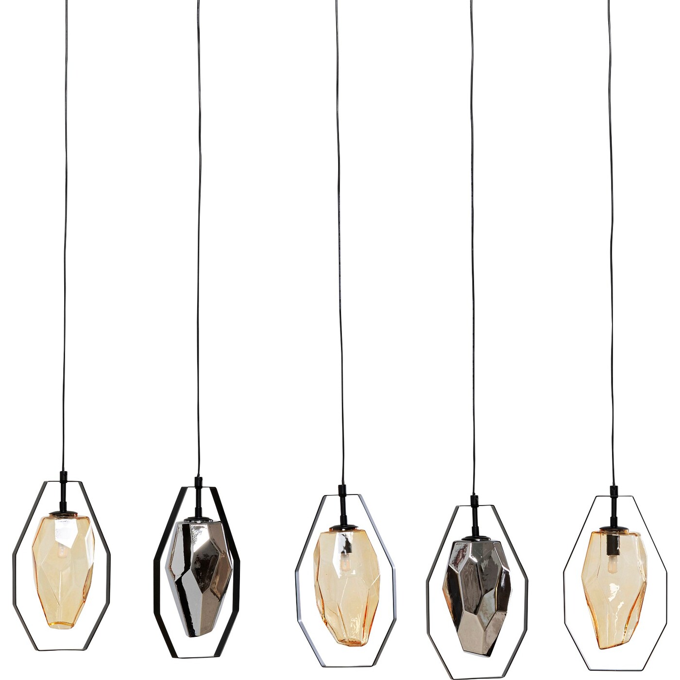 Светильник подвесной Diamond Fever Dining Black 110 см от KARE Design