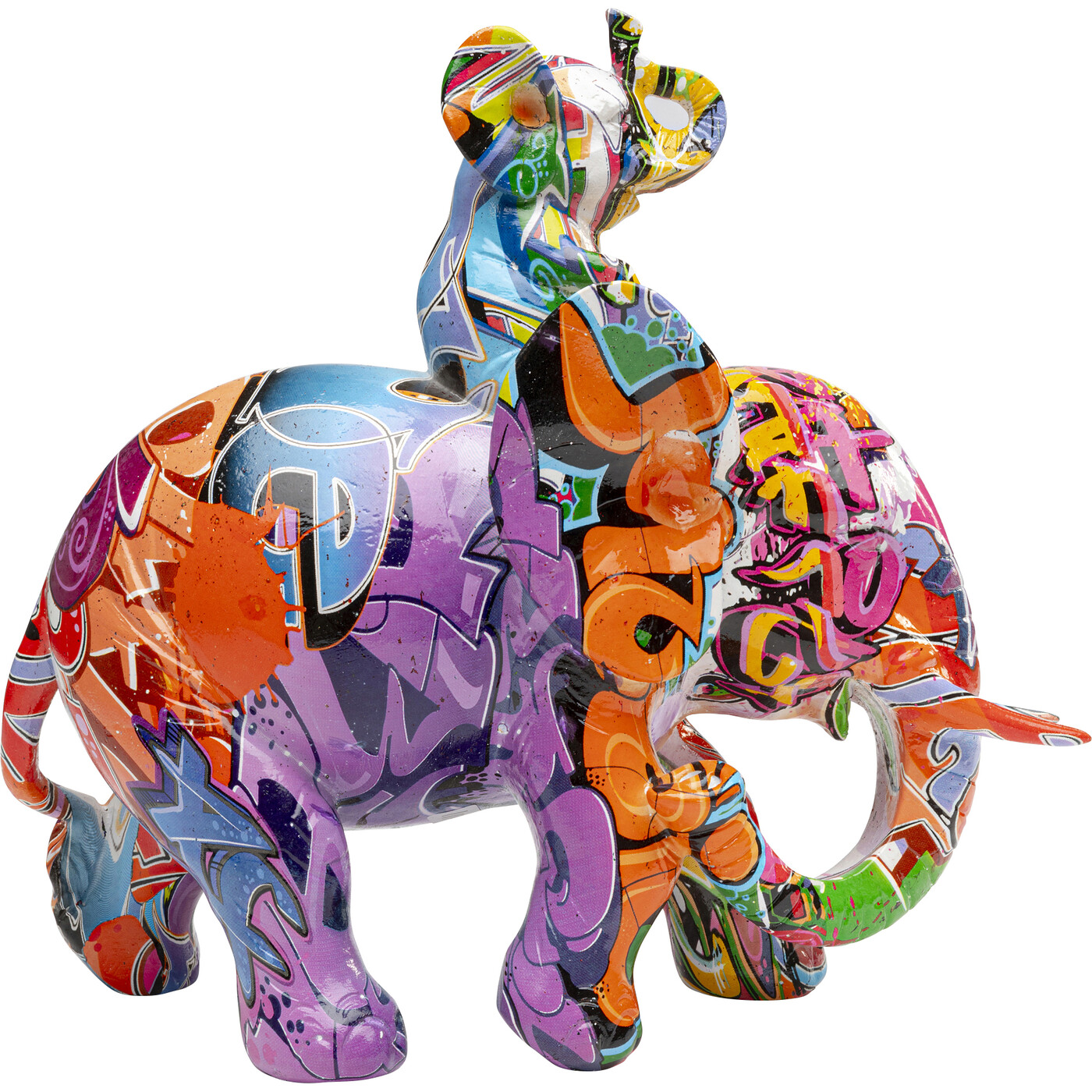Фигура декоративная Elephant Dumbo Uno Graffiti «Слонёнок Дамбо-граффити» от KARE Design