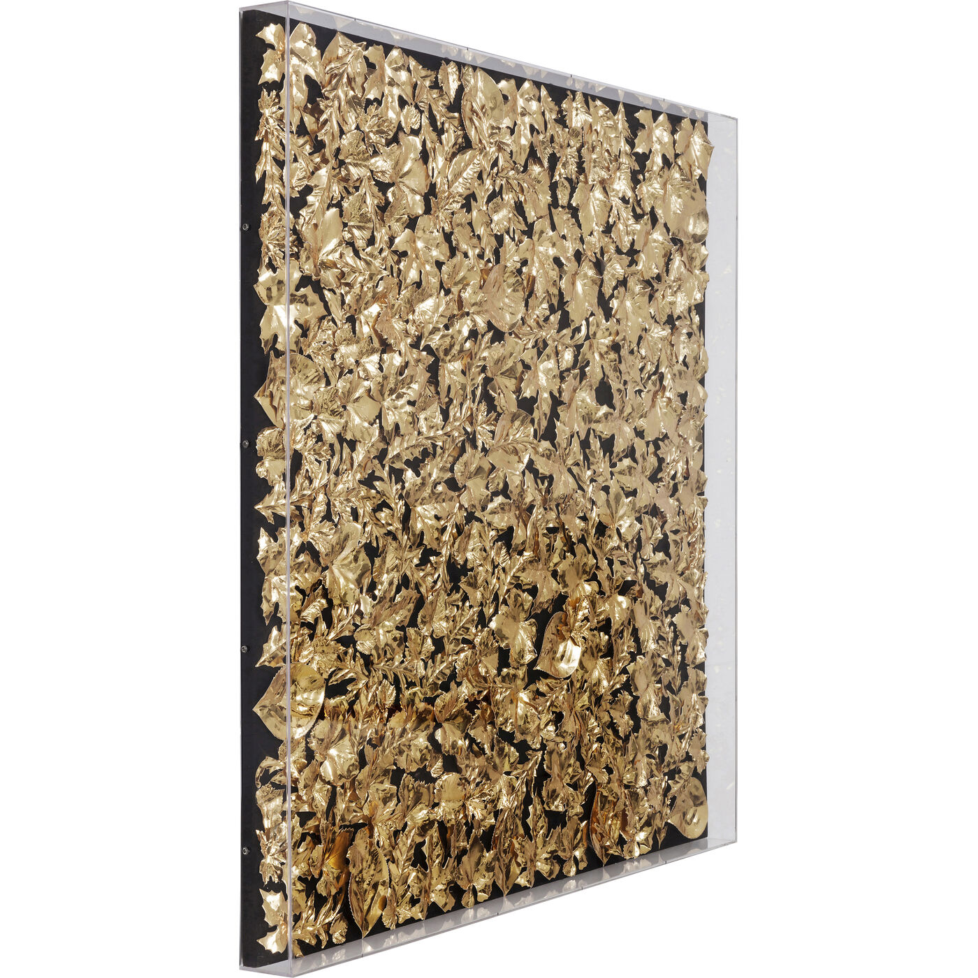 Панно настенное Gold Leaf «Золотые листья» 120x120 см