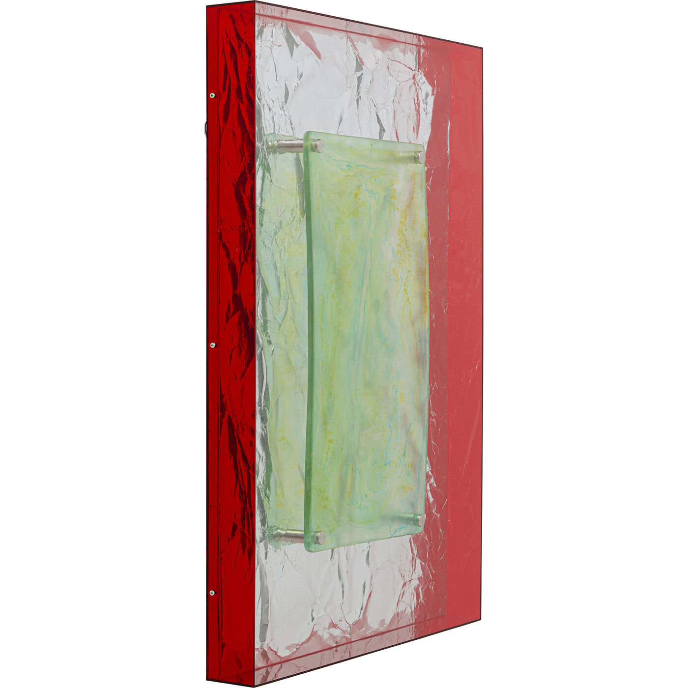 Панно настенное Crumple Yellow «Мятая бумага» 60x90 см