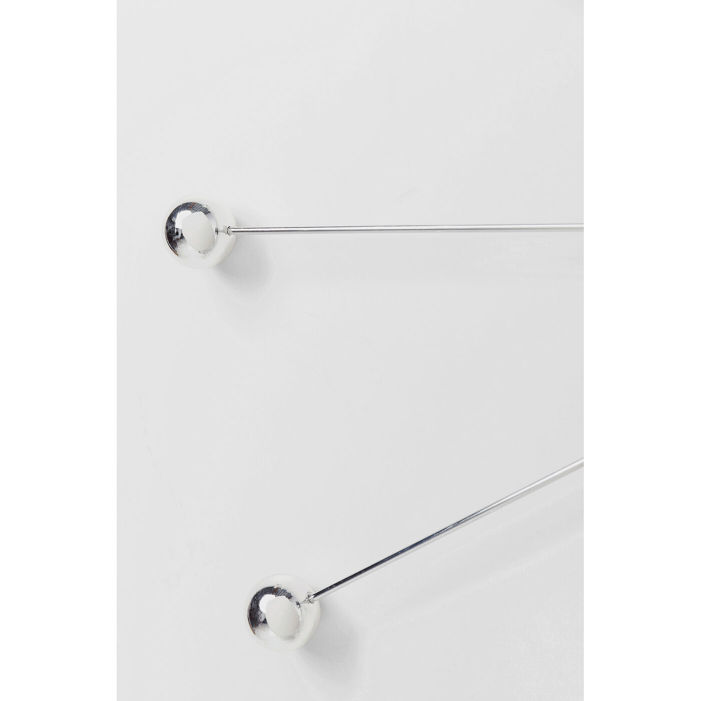 Часы настенные Like Umbrella Balls «Зонтик с шарами», Хром от KARE Design