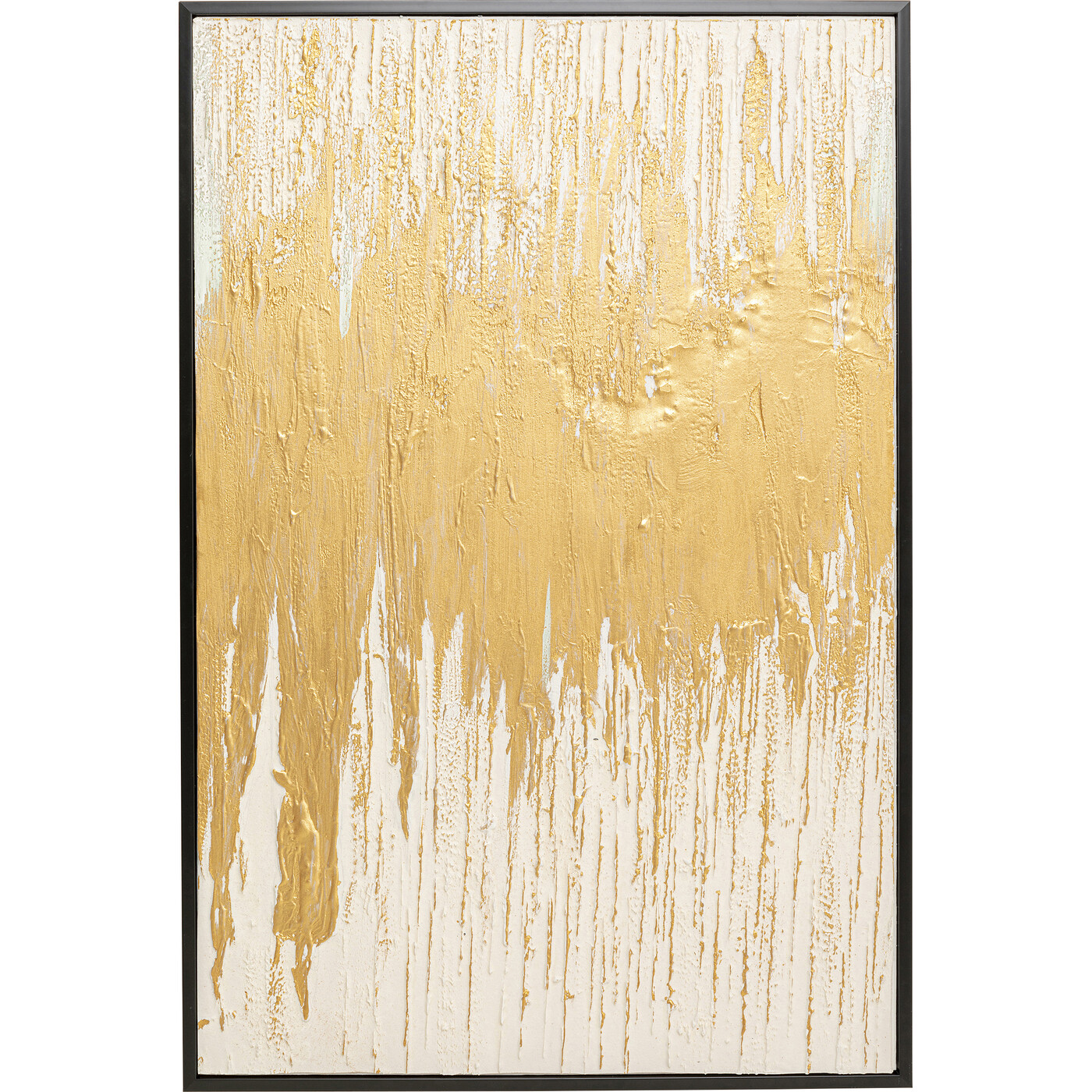 Картина в раме Abstract White «Абстракция» 80x120 см, Белый от KARE Design