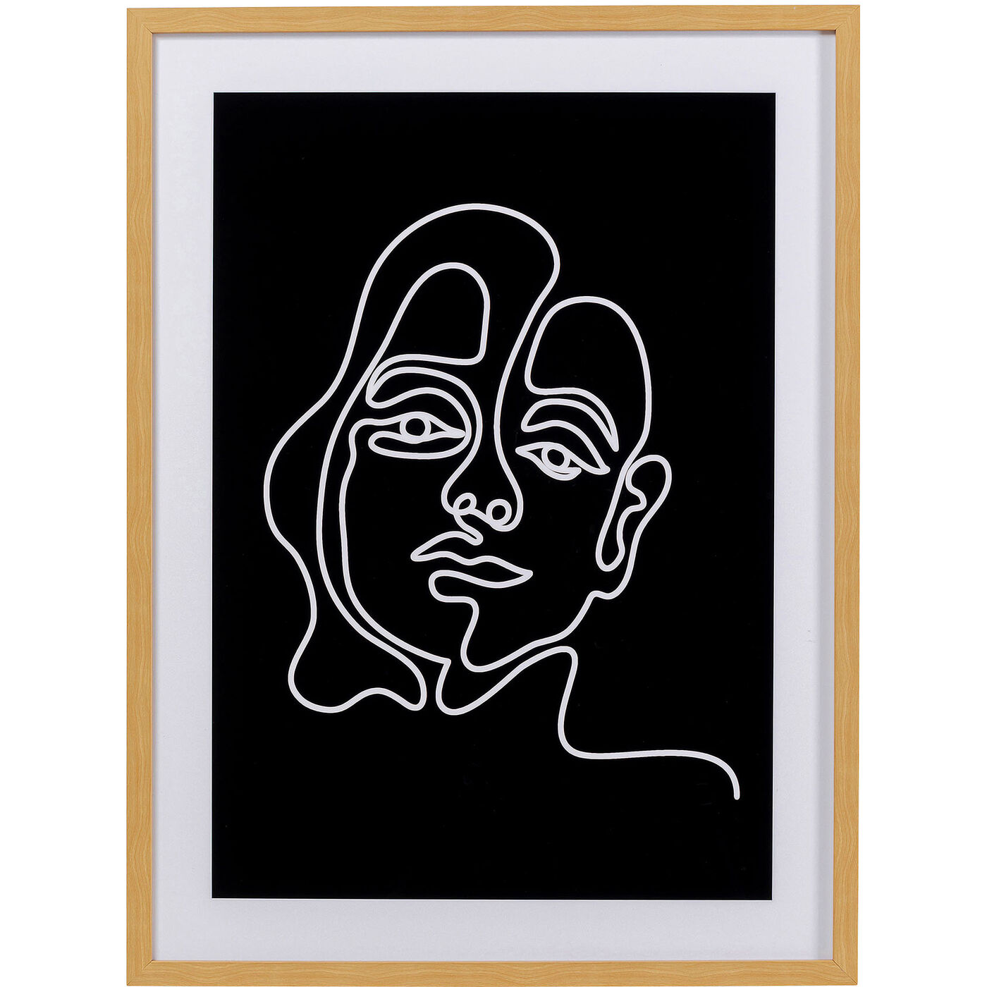 Картина в раме Faccia Arte Drawing «Женский портрет» (2 шт)