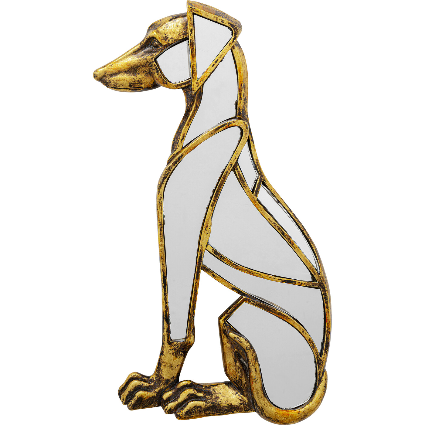 Объект настенный Dog «Зеркальная собака» 38 см от KARE Design