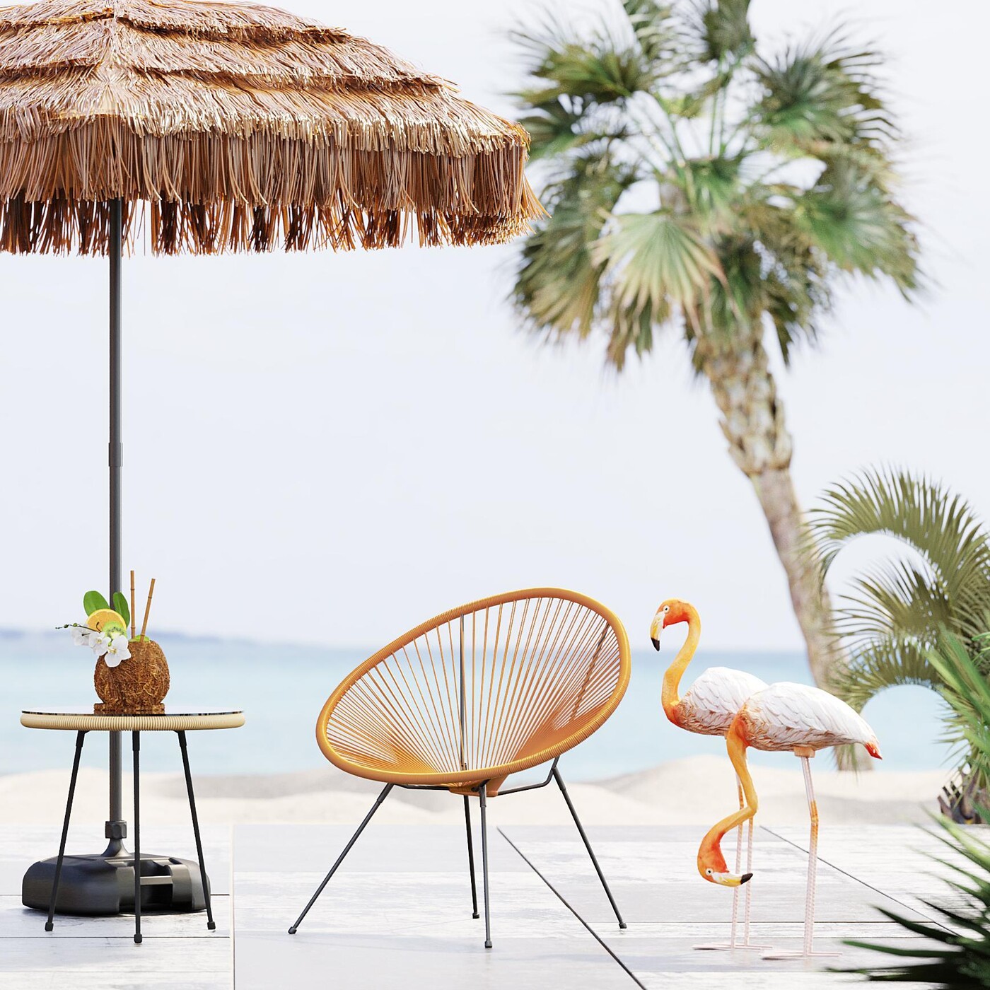 Кресло Acapulco Yellow от KARE Design