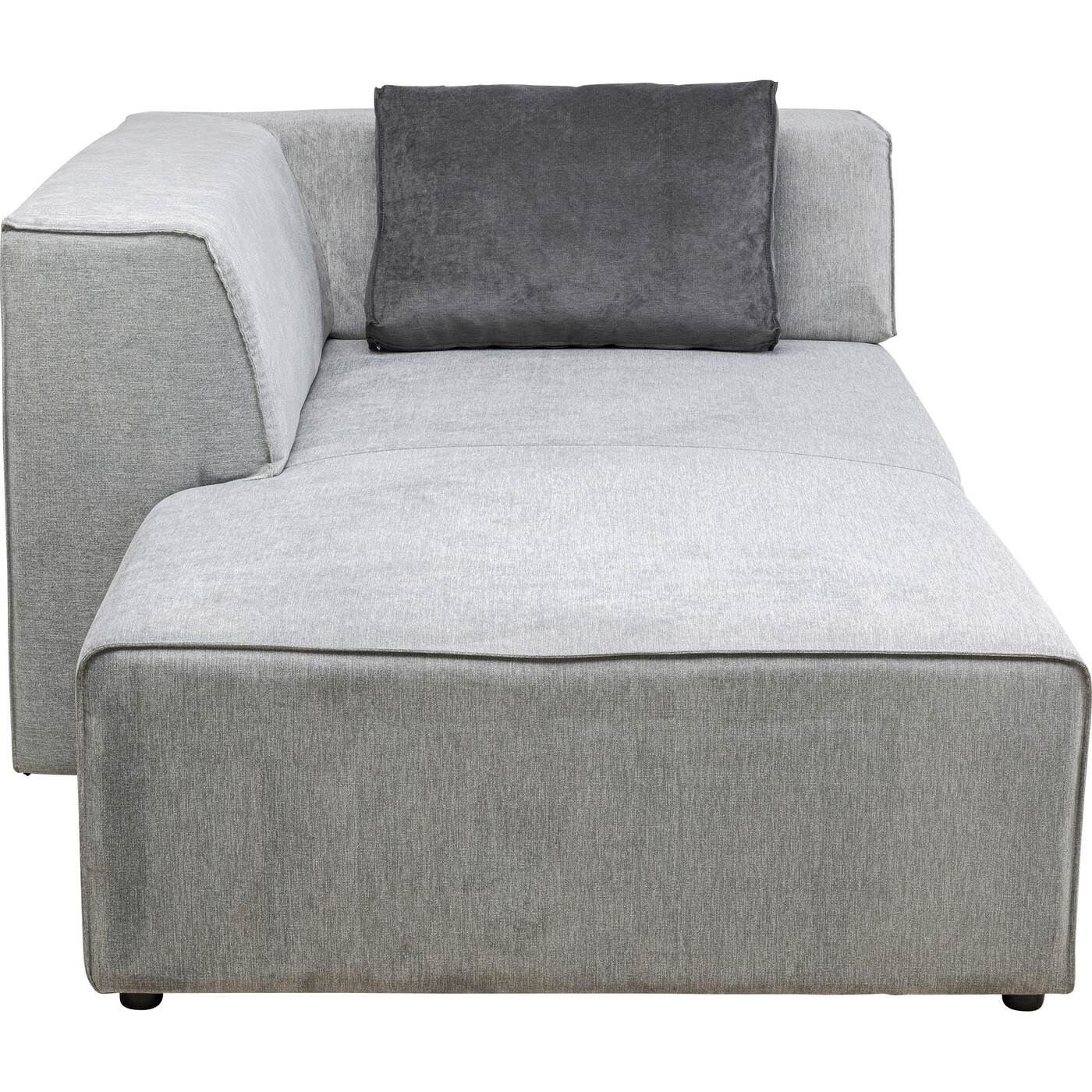 Оттоманка левостороняя Infinity Elements Grey Left от KARE Design