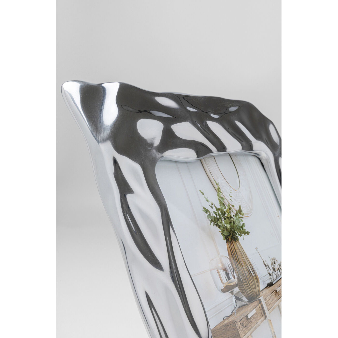 Фоторамка Jade Square «Нефрит квадратная» 31x37 см, Серебряный от KARE Design