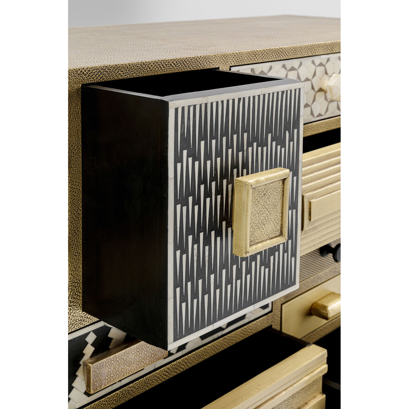 Комод высокий Chalet Gold 13 ящиков от KARE Design